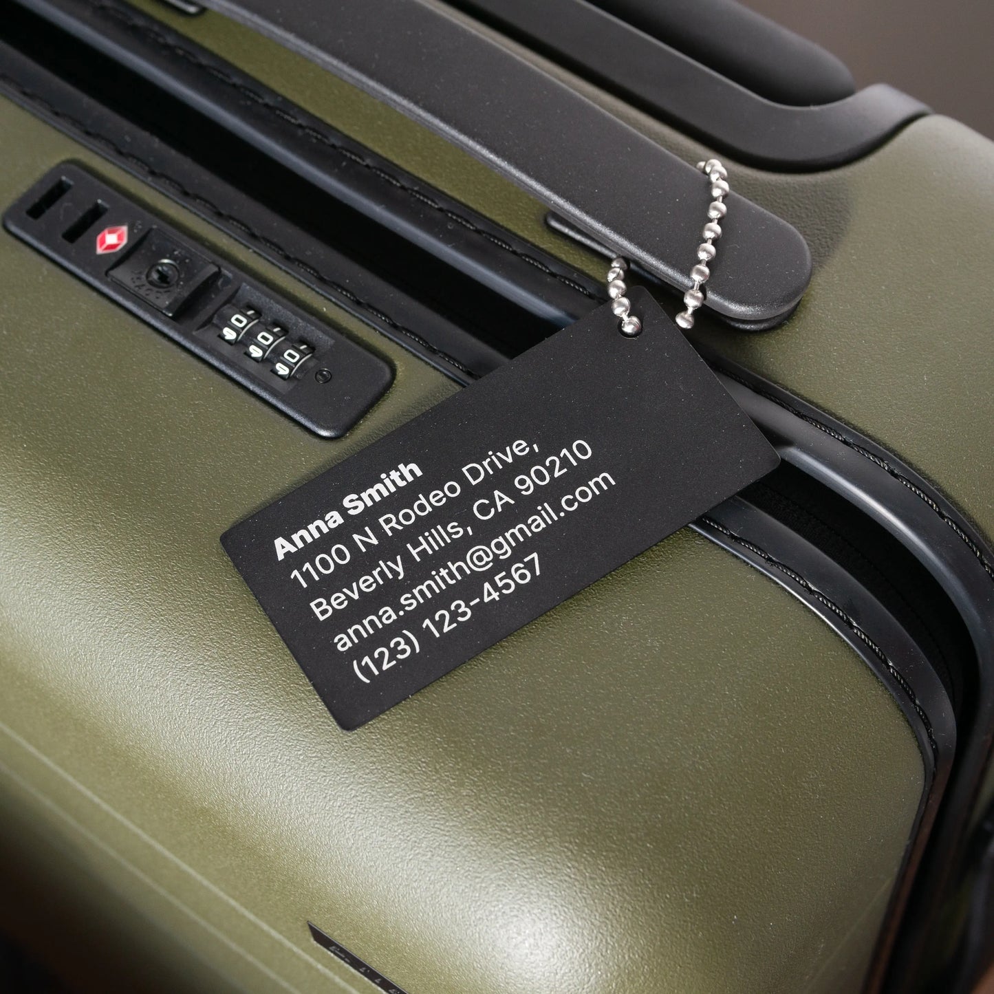 Engraved Luggage Tag